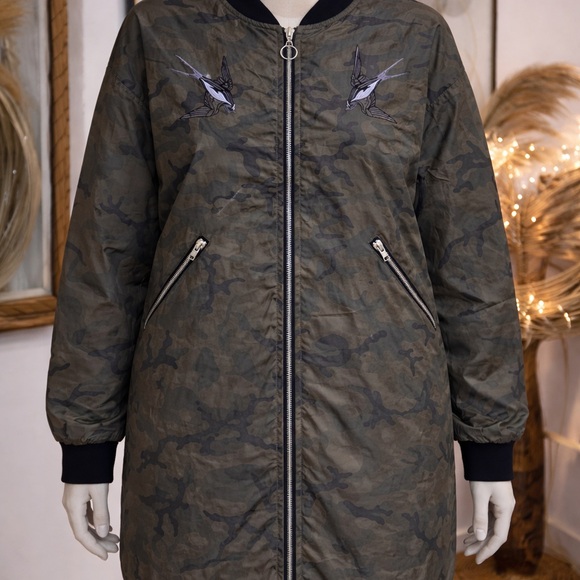 Camouflage Bomber Jacket - Picture 1 of 8